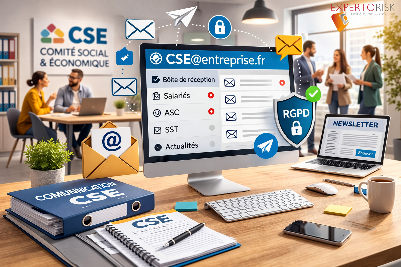 Adresse mail du CSE en entreprise : droits, règles d’usage, RGPD et bonnes pratiques - Expertorisk